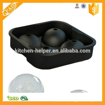 2015 Facilmente usar molde de forma de esfera para Whisky Ice Ball Silicone Ice Ball Maker molde